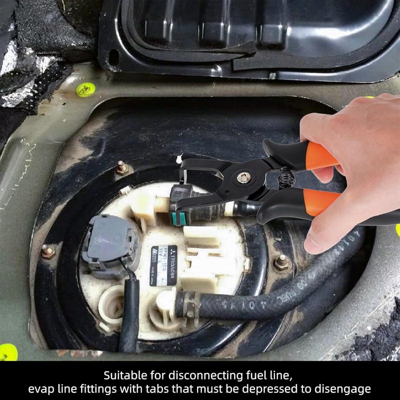 PLATATO EVAP and Fuel Line Disconnect Tool Electrical Disconnect Pliers 85 Degree Universal Automotive Electrical Connector Pliers - Image 2
